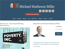 Tablet Screenshot of michaelmathesonmiller.com